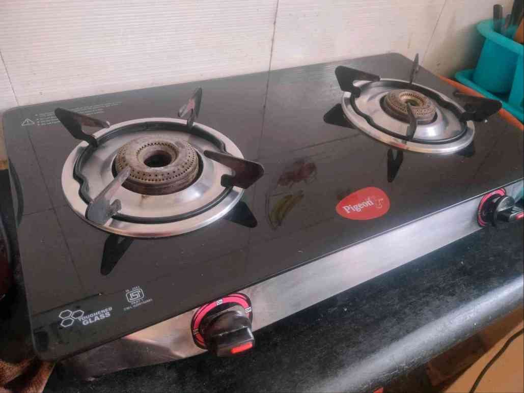 Glass Top Gas Stove 2 Burner