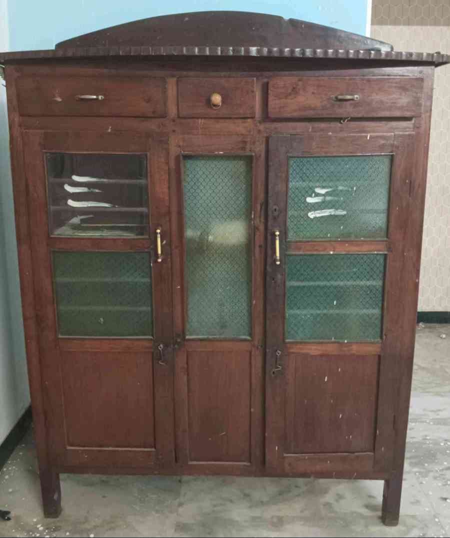 original teak wood wardrobe