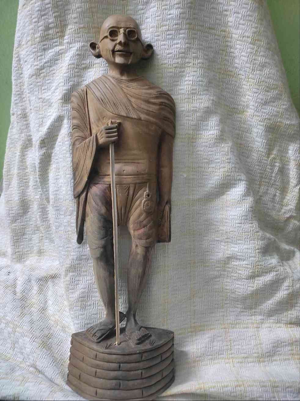 sandal wood gandhi statue for sale