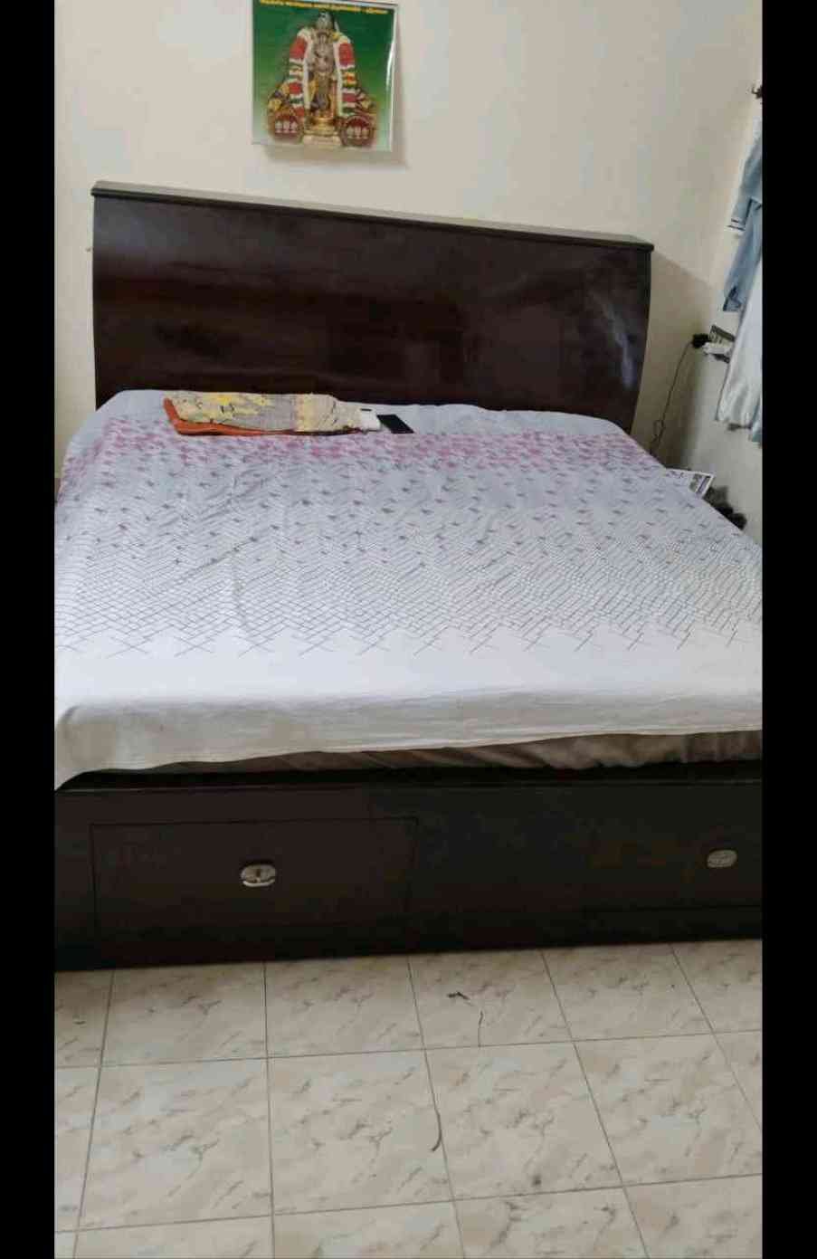 Pure Teakwoid king size cot