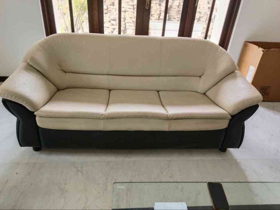 Leather sofa