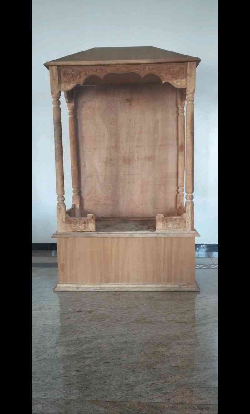 wooden pooja mandap