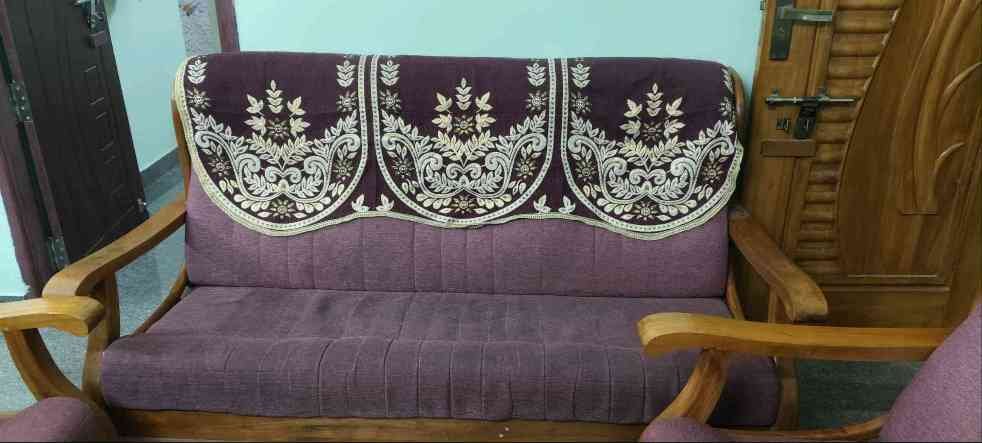 Wooden sofa set