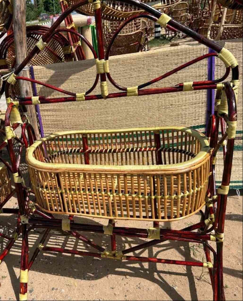 Bamboo cradle