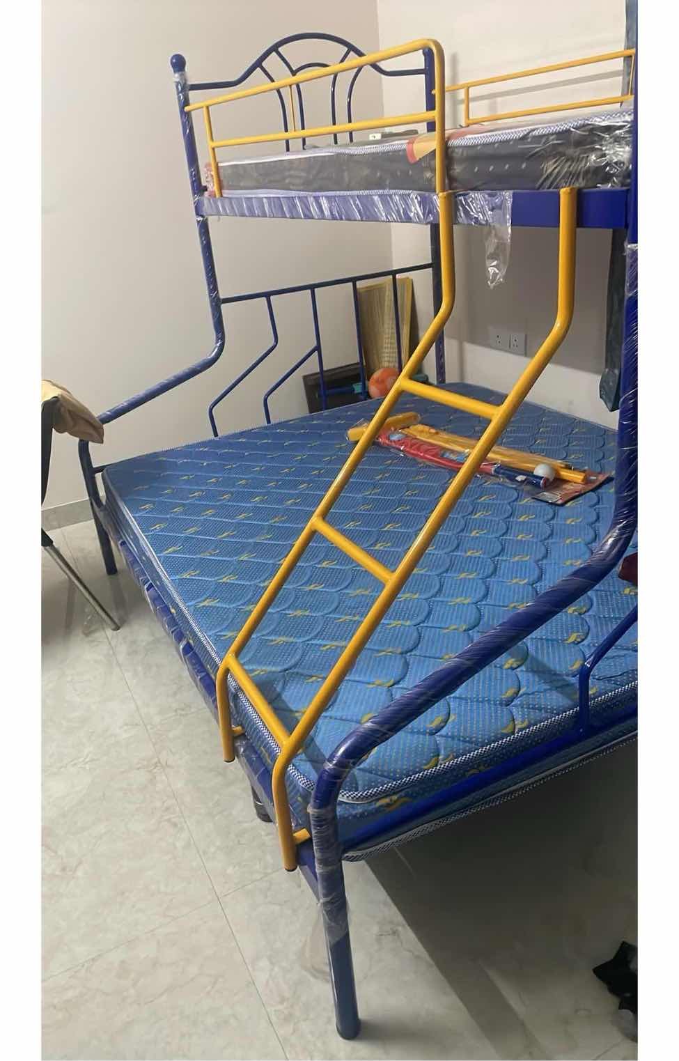 Staineless Steel Bunk Bed with Mattress