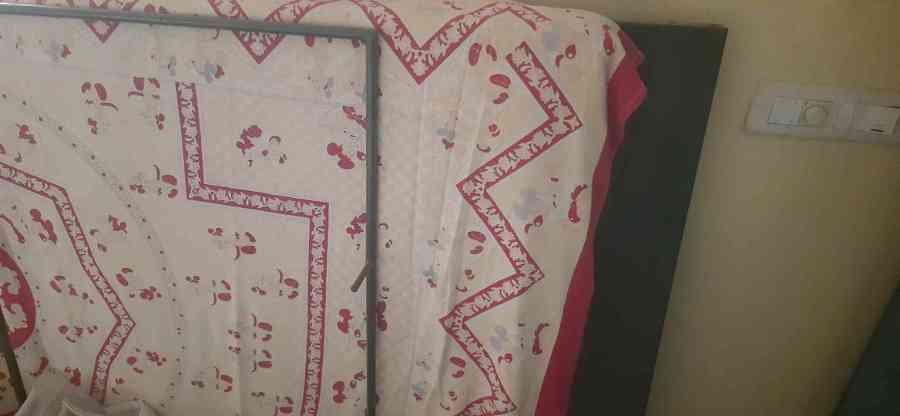 Steel Cot with Cotton Bed