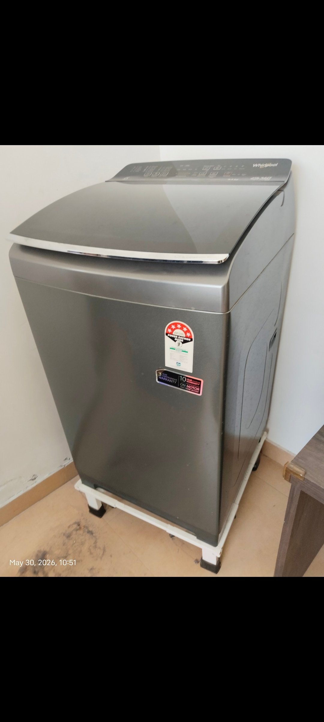 360° Bloomwash Pro 9.5kg 5 Star Fully Automatic Top-Load Washing Machine