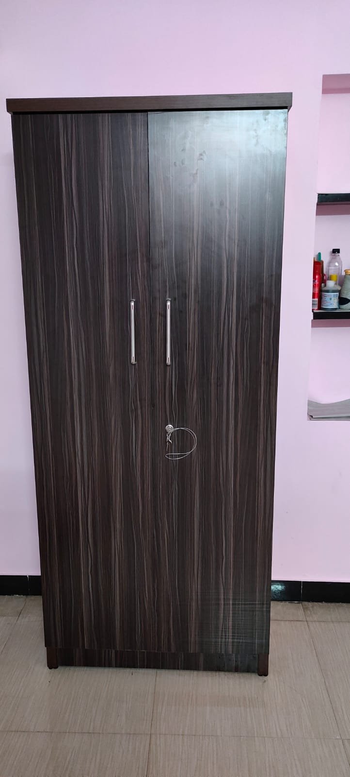 Wooden wardrobe