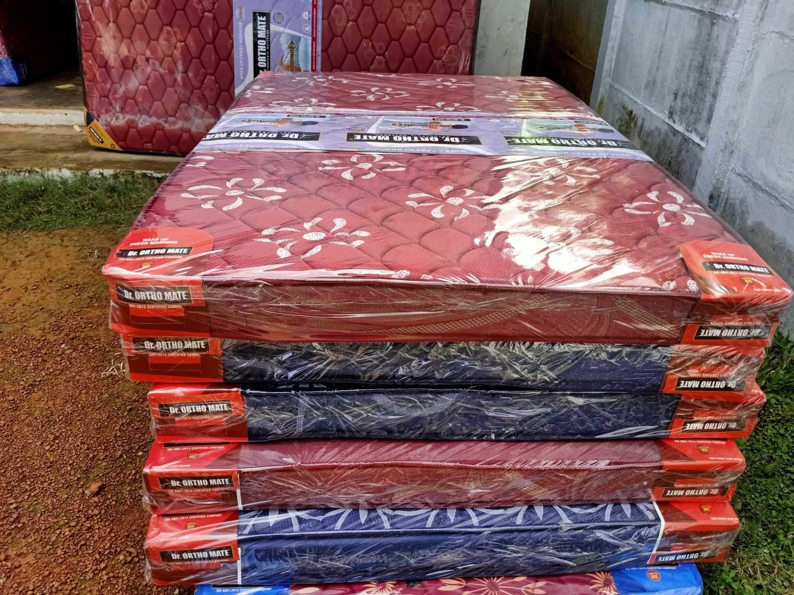 Poppy's original spring mattress and Dr.ortho Orthopesic Matress. Queen Size