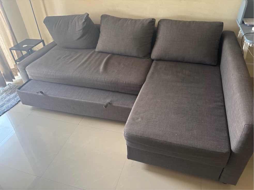 IKEA Frihiten sofabed cum lounger