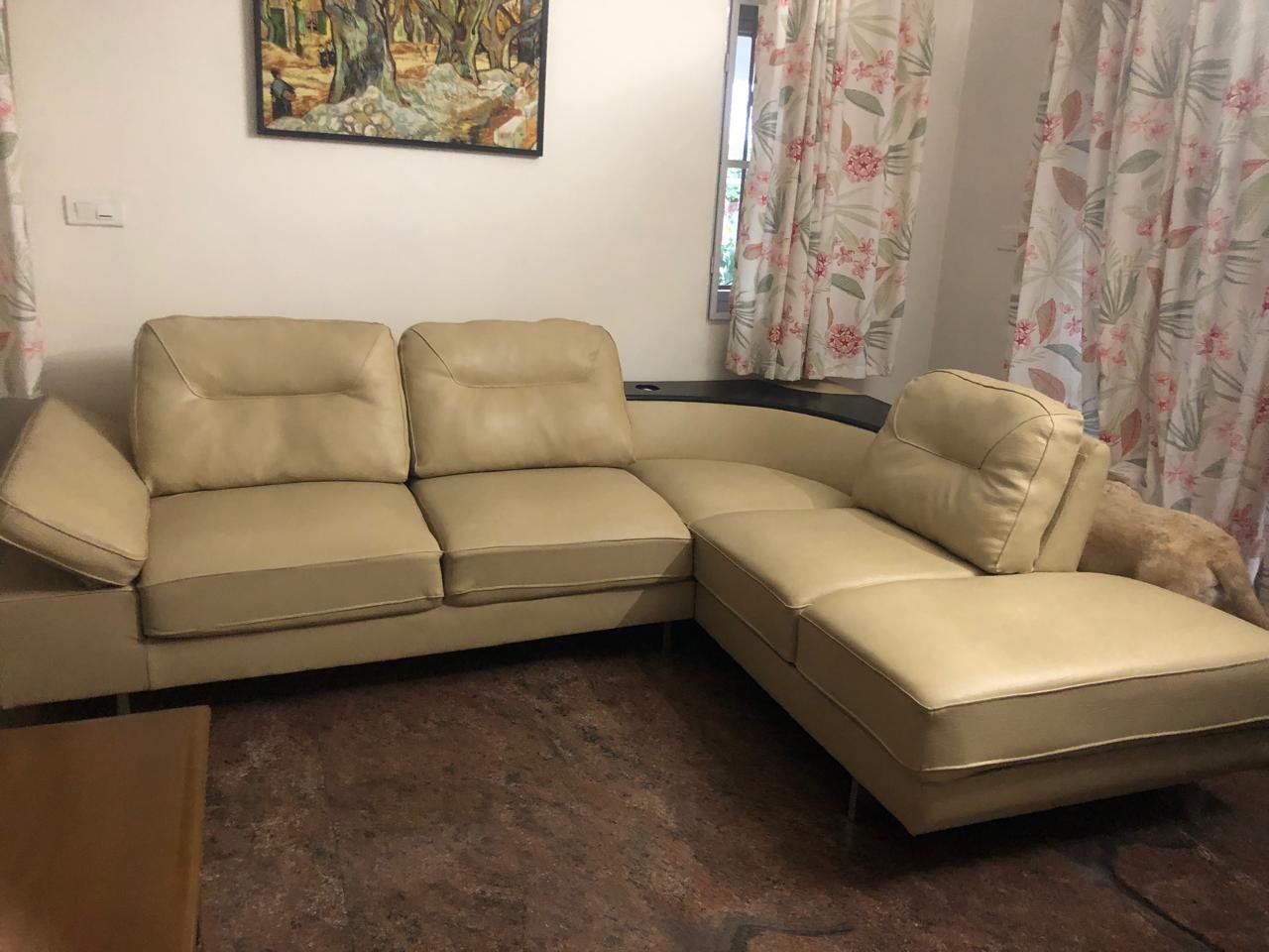 L shaped sofa