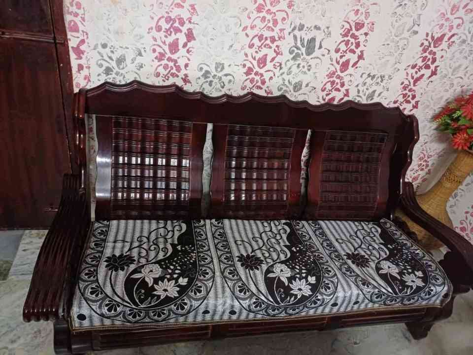 teak wood sofa set
